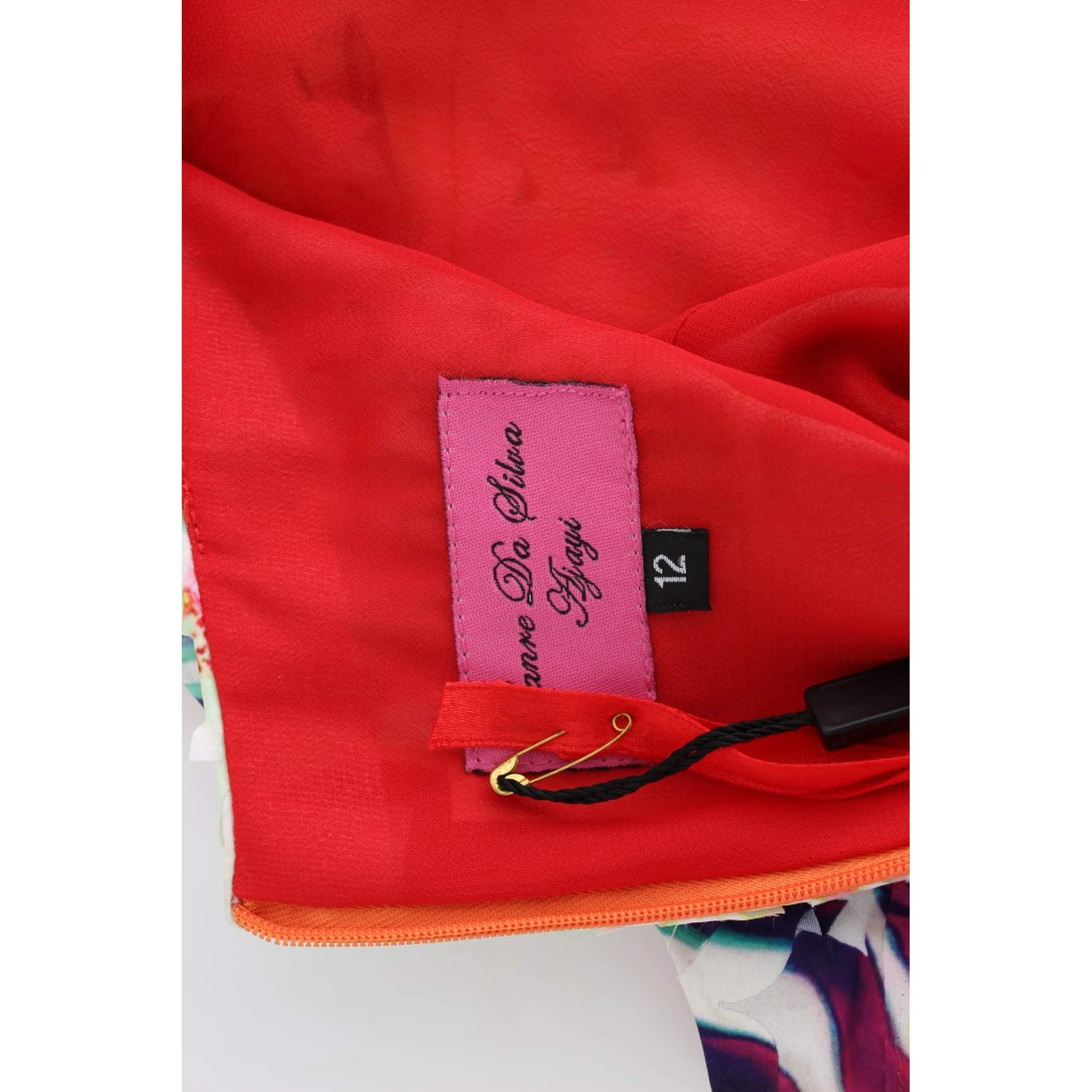 Multicolor Organza Sheath Dress