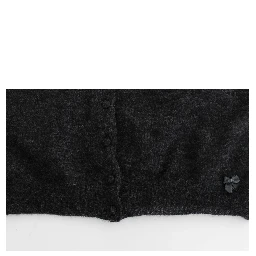 Gray Knit Wool Cardigan Sweater