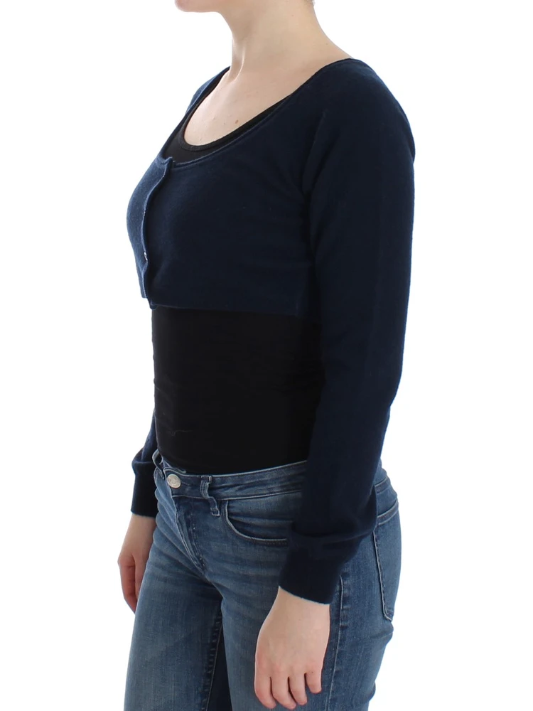 Blue Cashmere Cardigan Sweater alternative