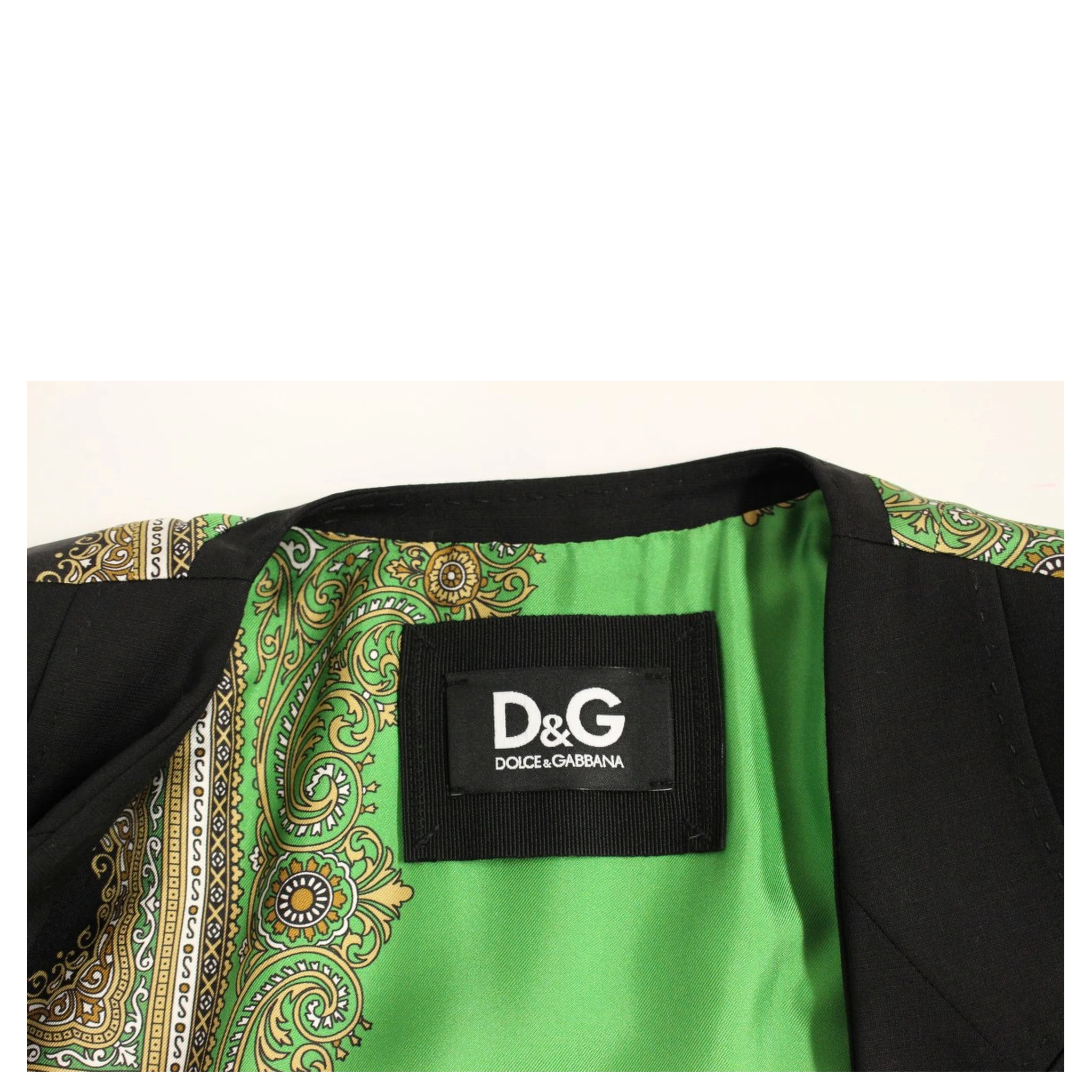 Black Silk Scarf Back Blazer Jacket