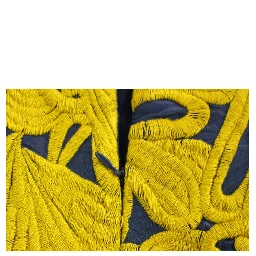 Blue Yellow Strapless Bubble Mini Shift Dress