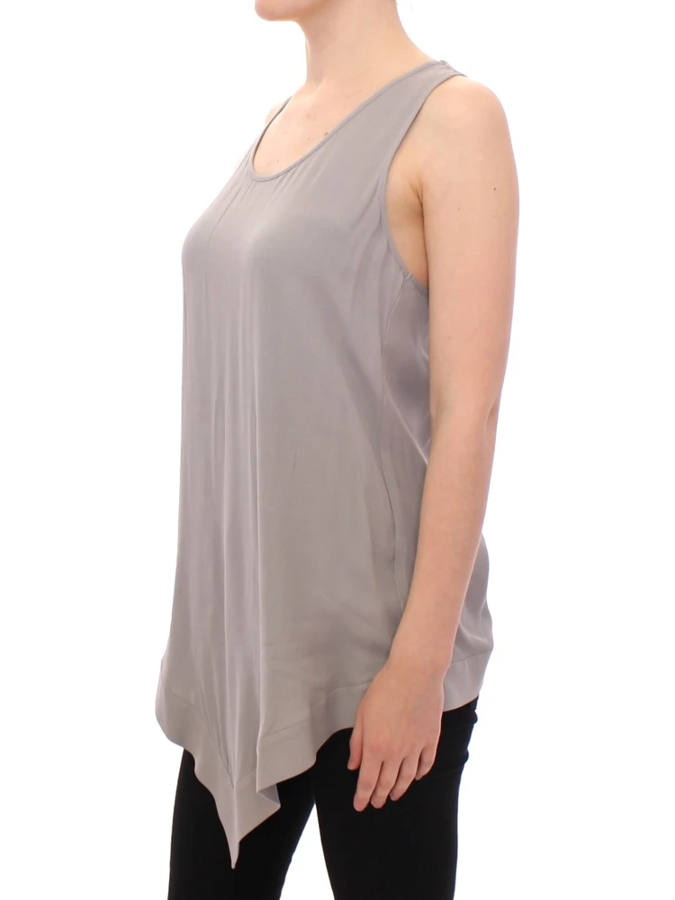 Gray Viscose Tank Top Shirt Blouse alternative