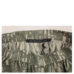 Gray Mini Short A-Line Skirt