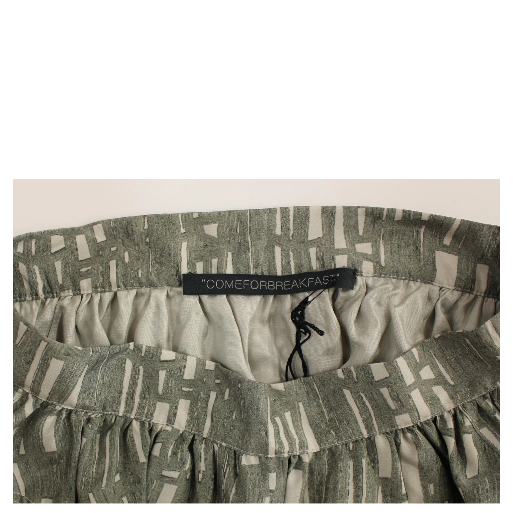 Gray Mini Short A-Line Skirt