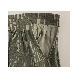 Gray Mini Short A-Line Skirt