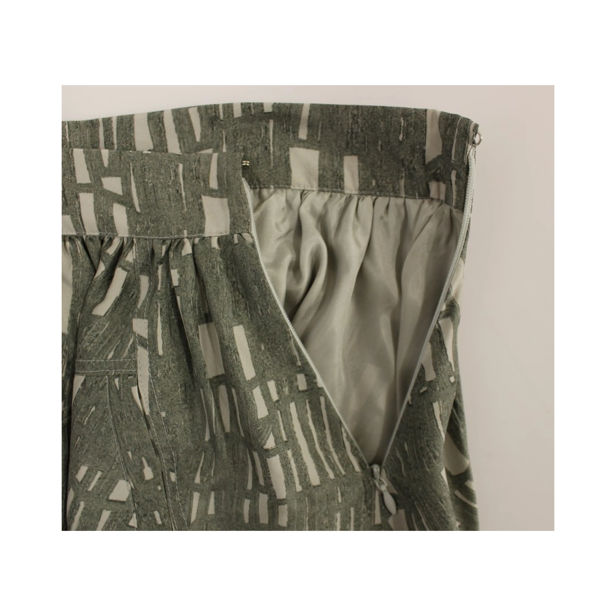 Gray Mini Short A-Line Skirt