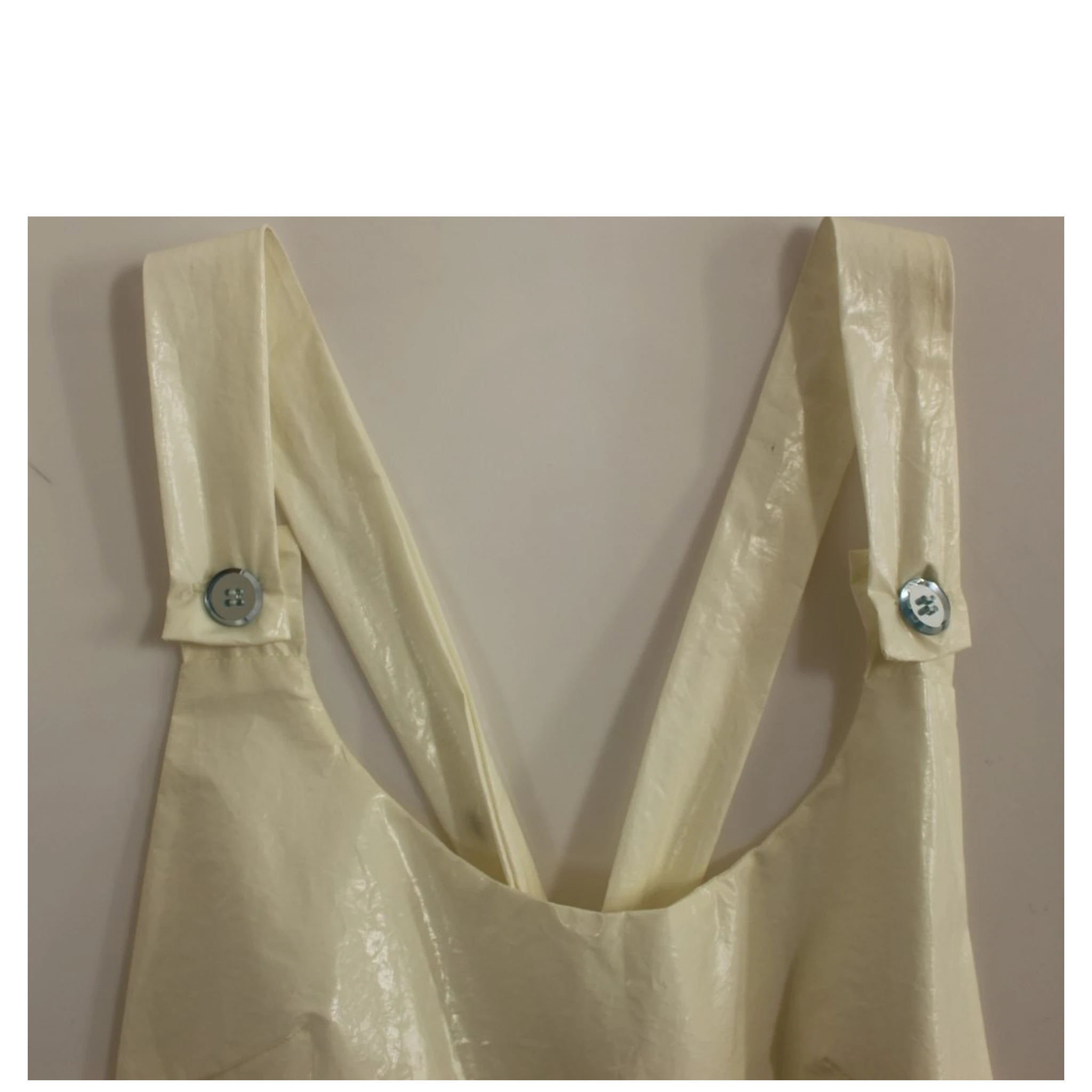 White Halterneck Knee Length Tea Dress