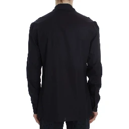 Purple Striped Cotton Pajama Lounge Shirt