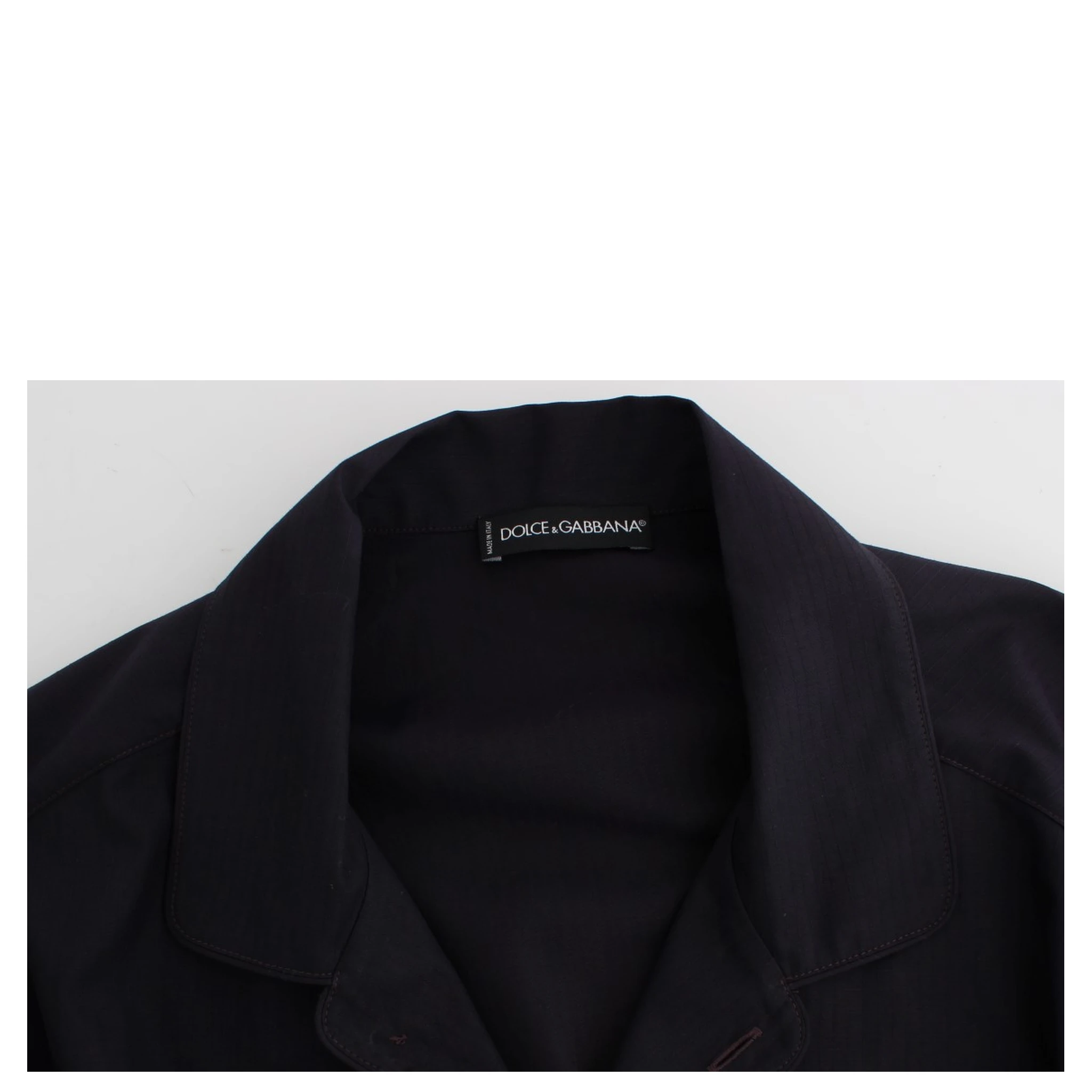 Purple Striped Cotton Pajama Lounge Shirt