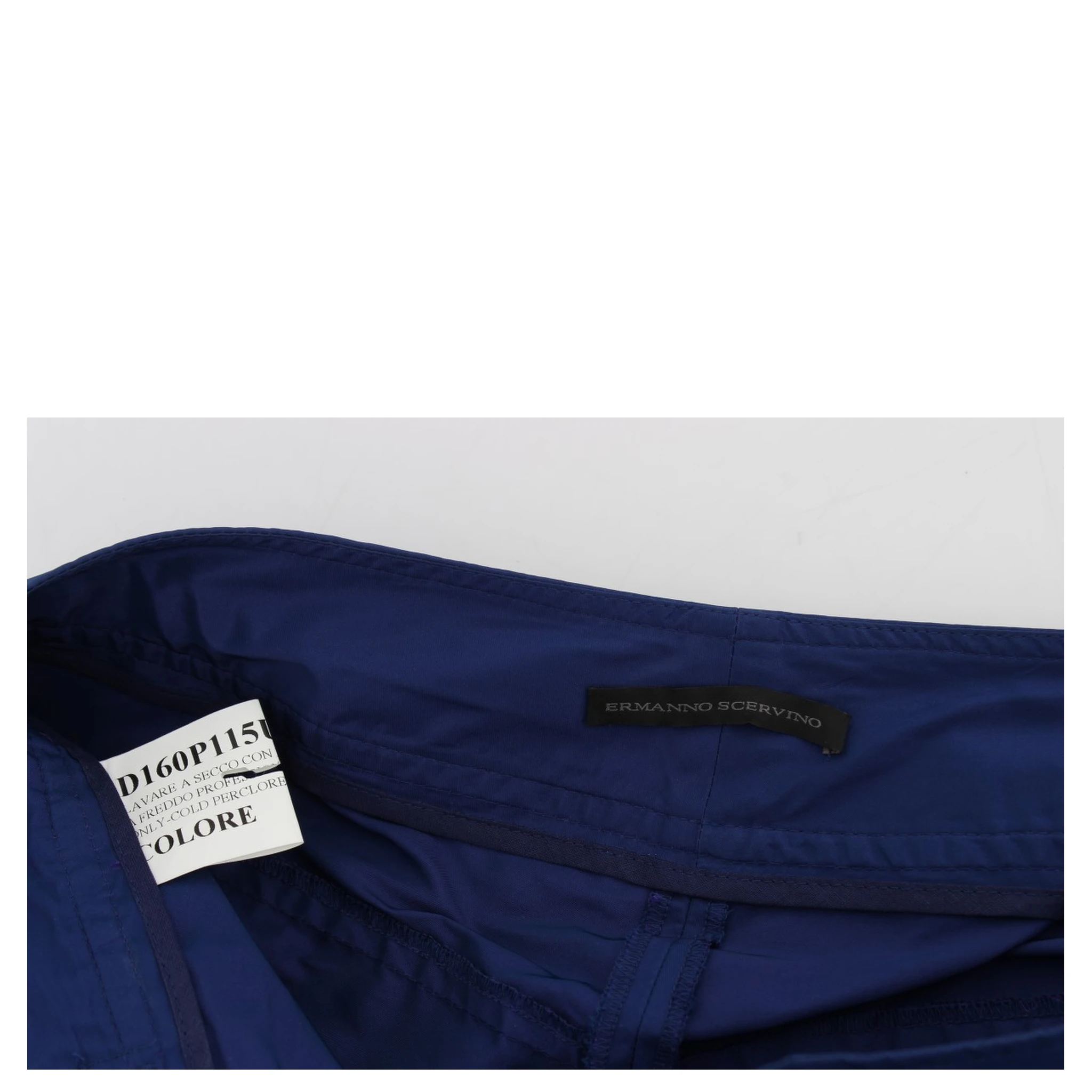 Blue Above Knees Bermuda Shorts