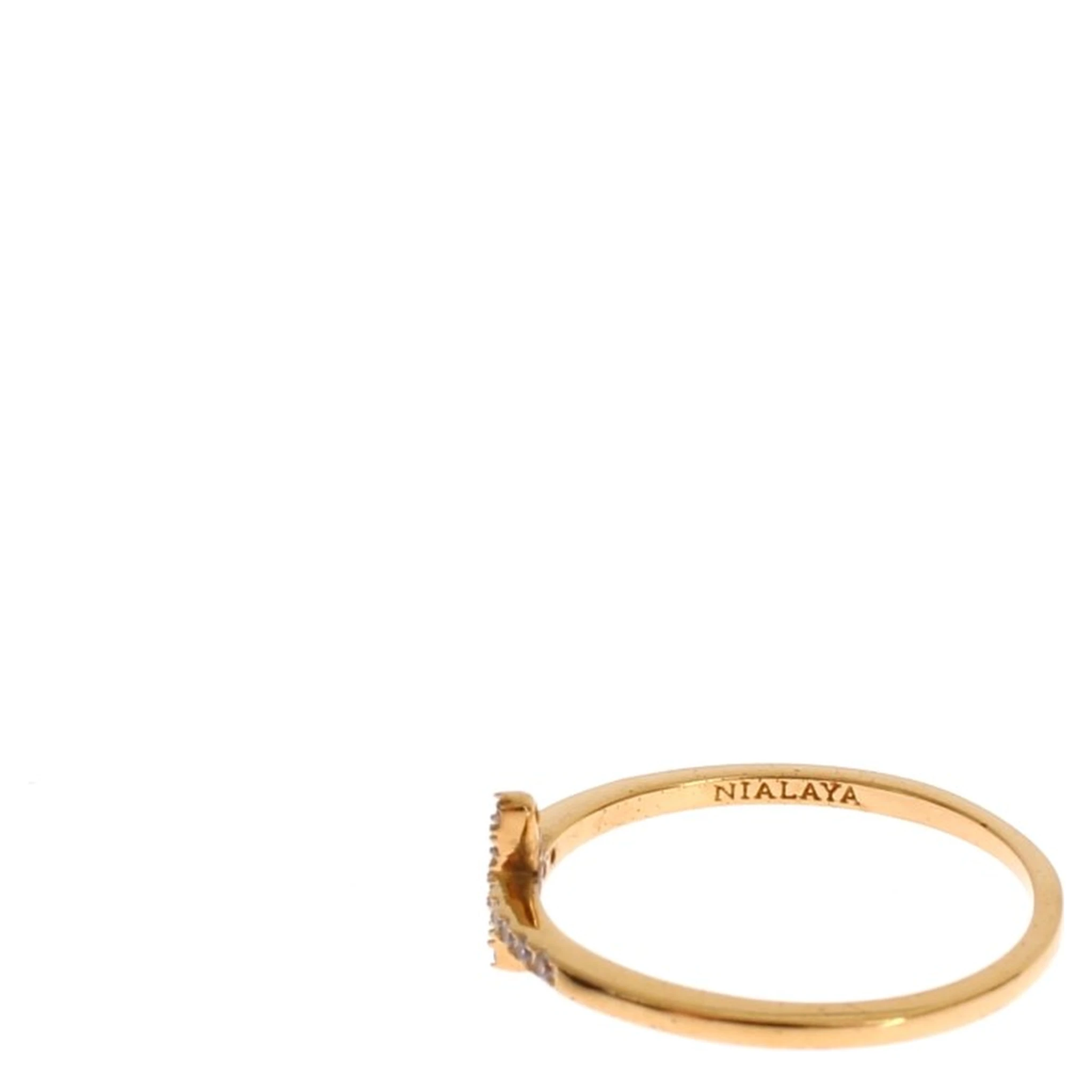 Gold 925 Silver Ring