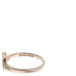 Silver CZ Cross 925 Ring