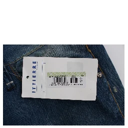 Blue Wash Denim Cotton Stretch Baggy Fit Jeans