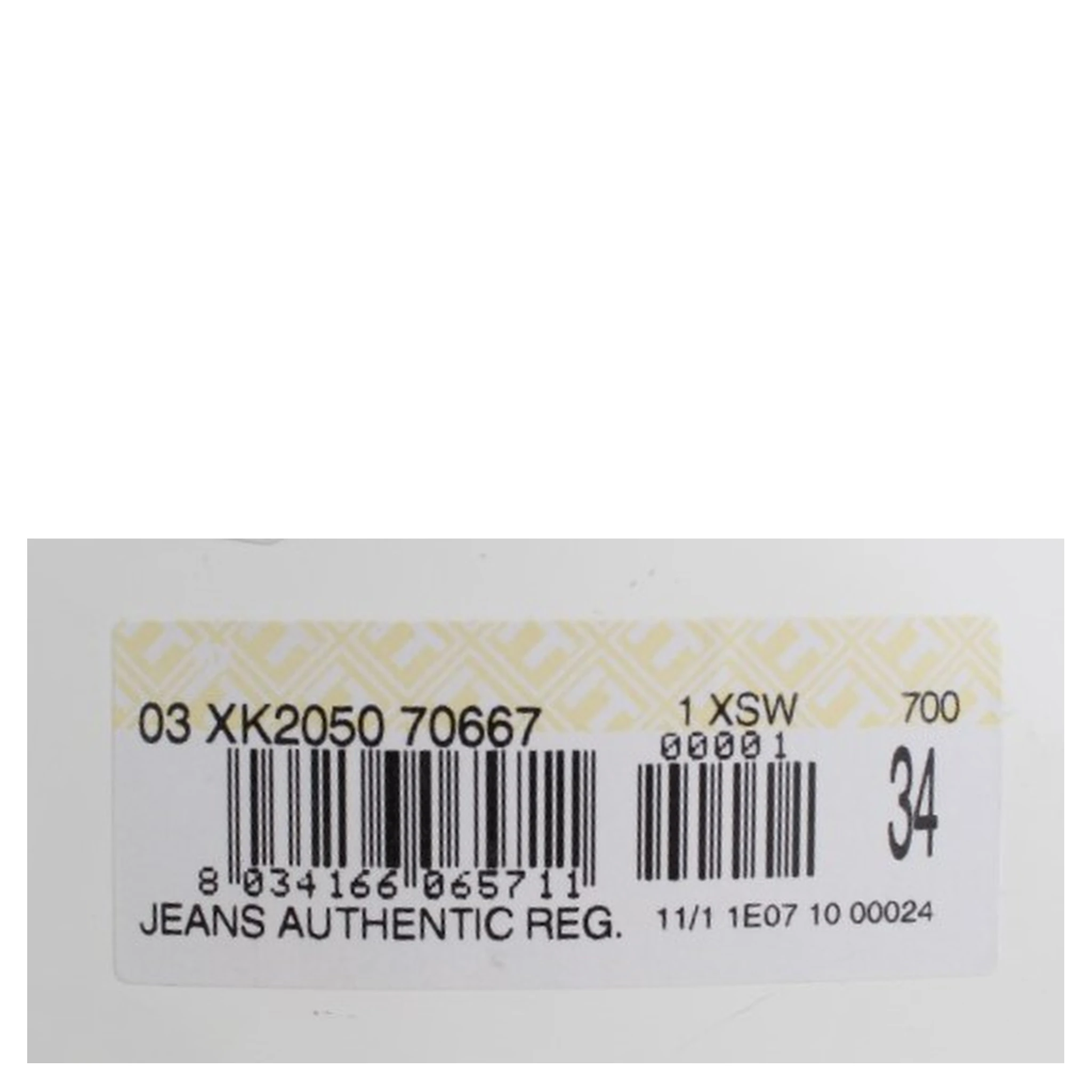 Blue Wash Cotton Denim Regular Fit Jeans