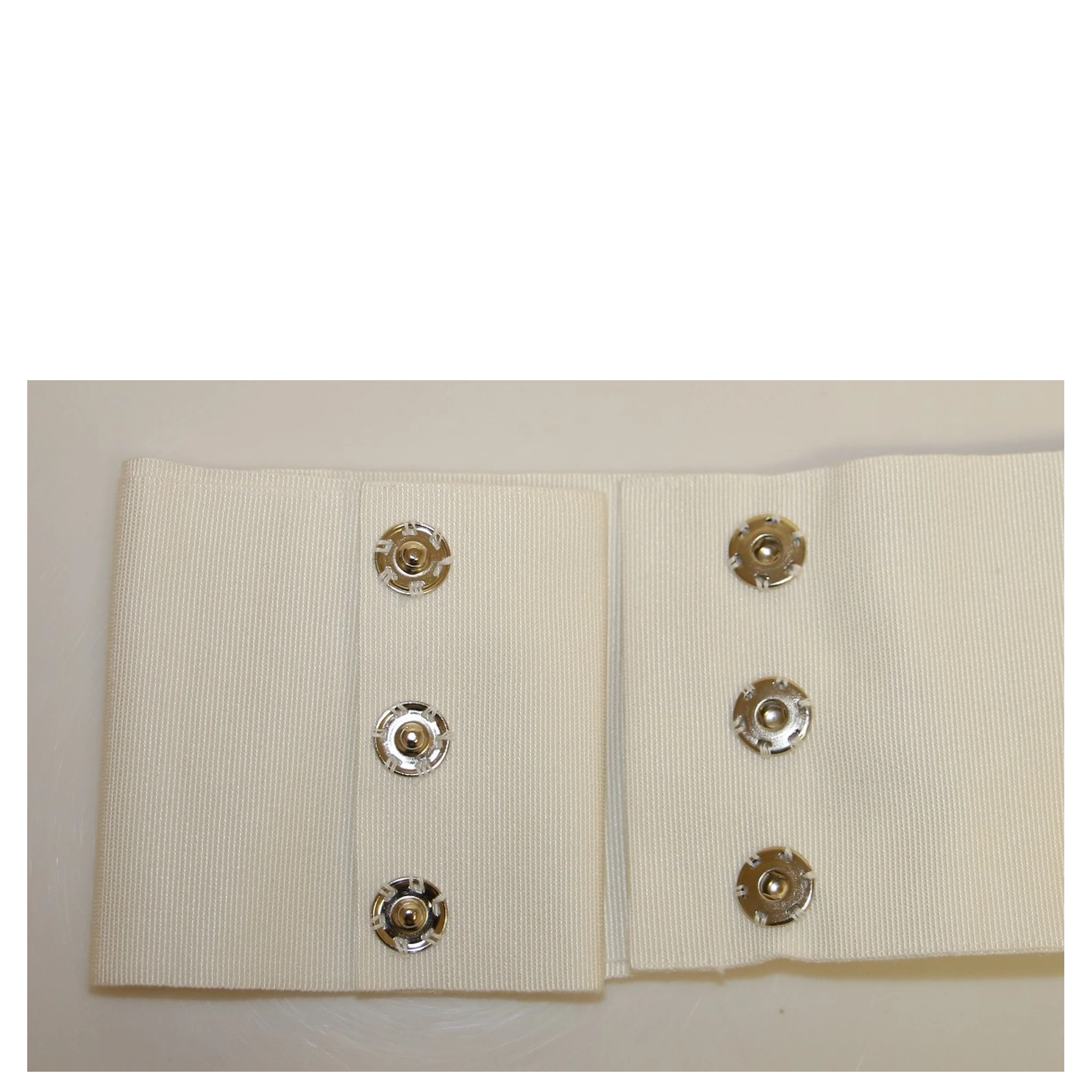 White Crystal Brass Wide Waist Runway Belt