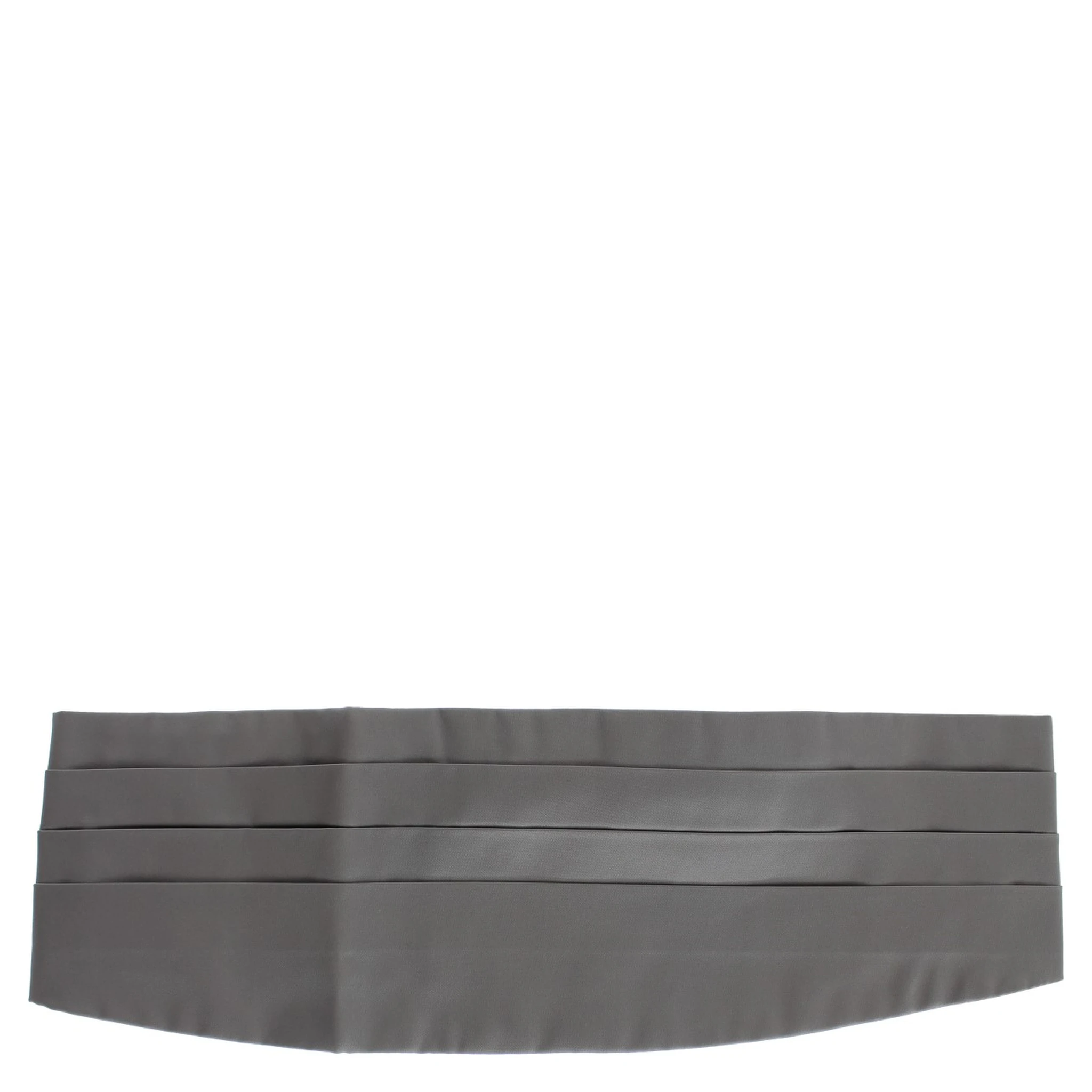 Gray Waist Belt Silk Cummerbund