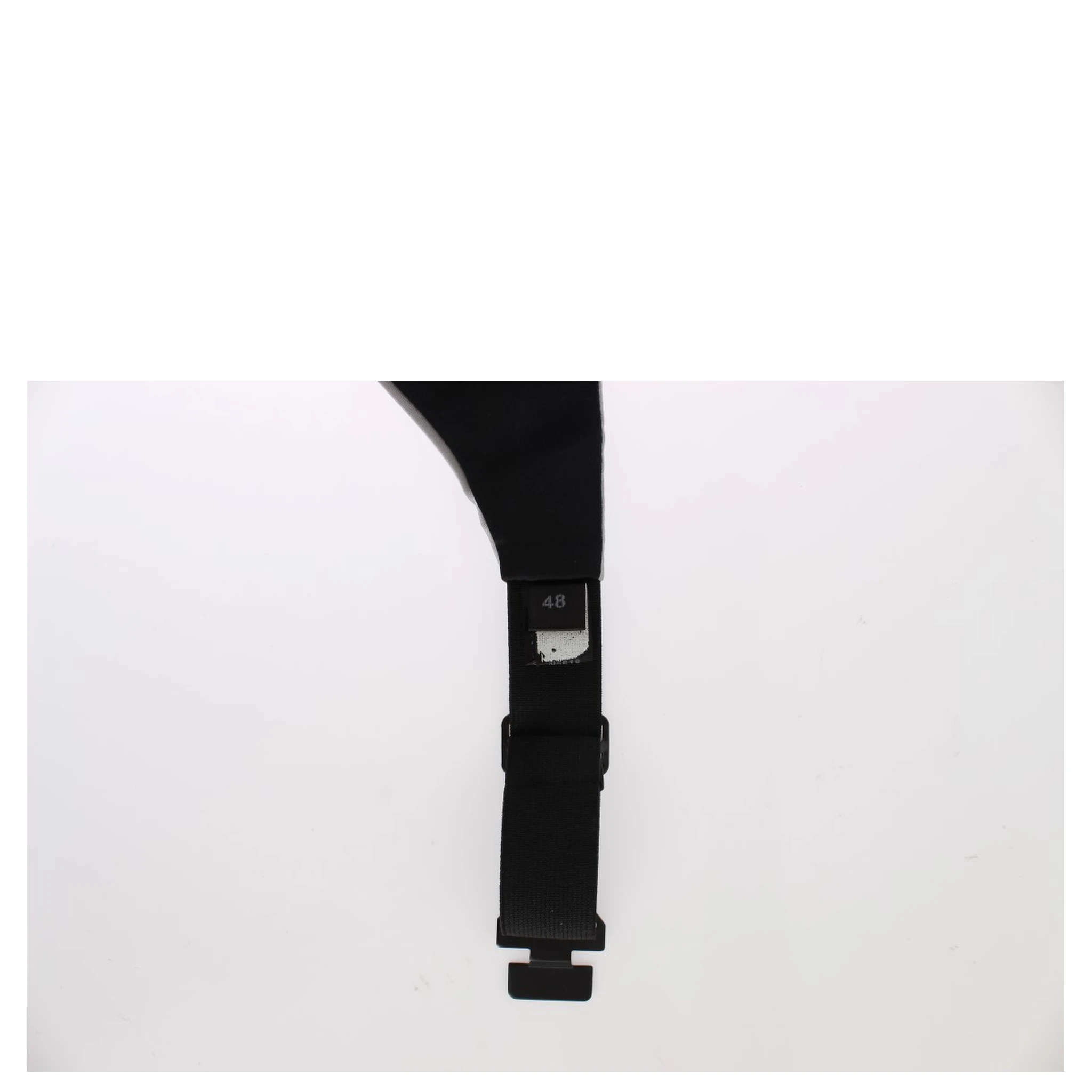 Gray Waist Belt Silk Cummerbund