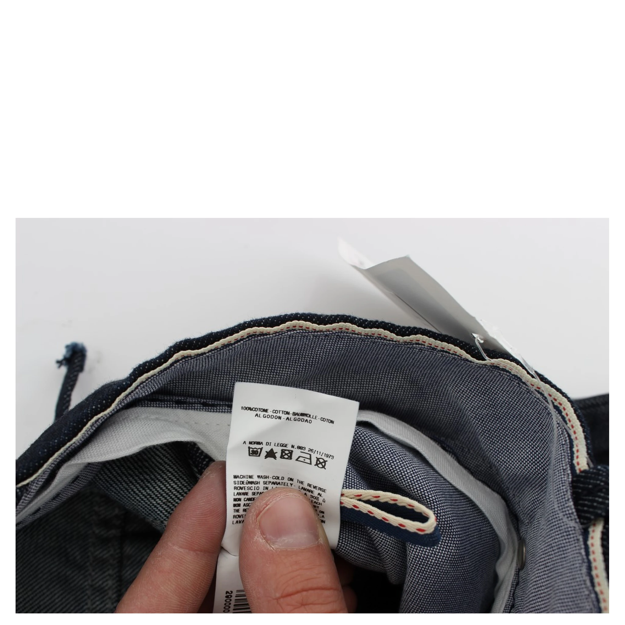 Blue Cotton Regular Straight Fit Jeans