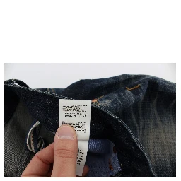 Blue Wash Straight Fit Low Waist Jeans