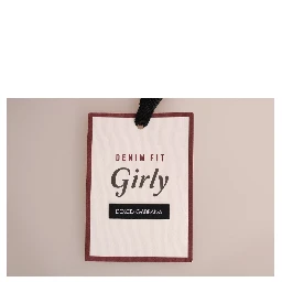 Blue GIRLY Striped Cotton Jeans