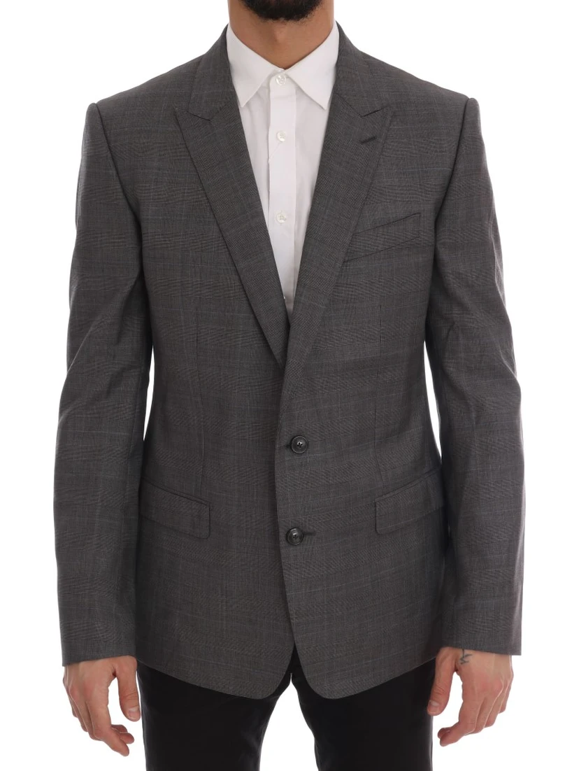 Gray Wool MARTINI Slim Blazer