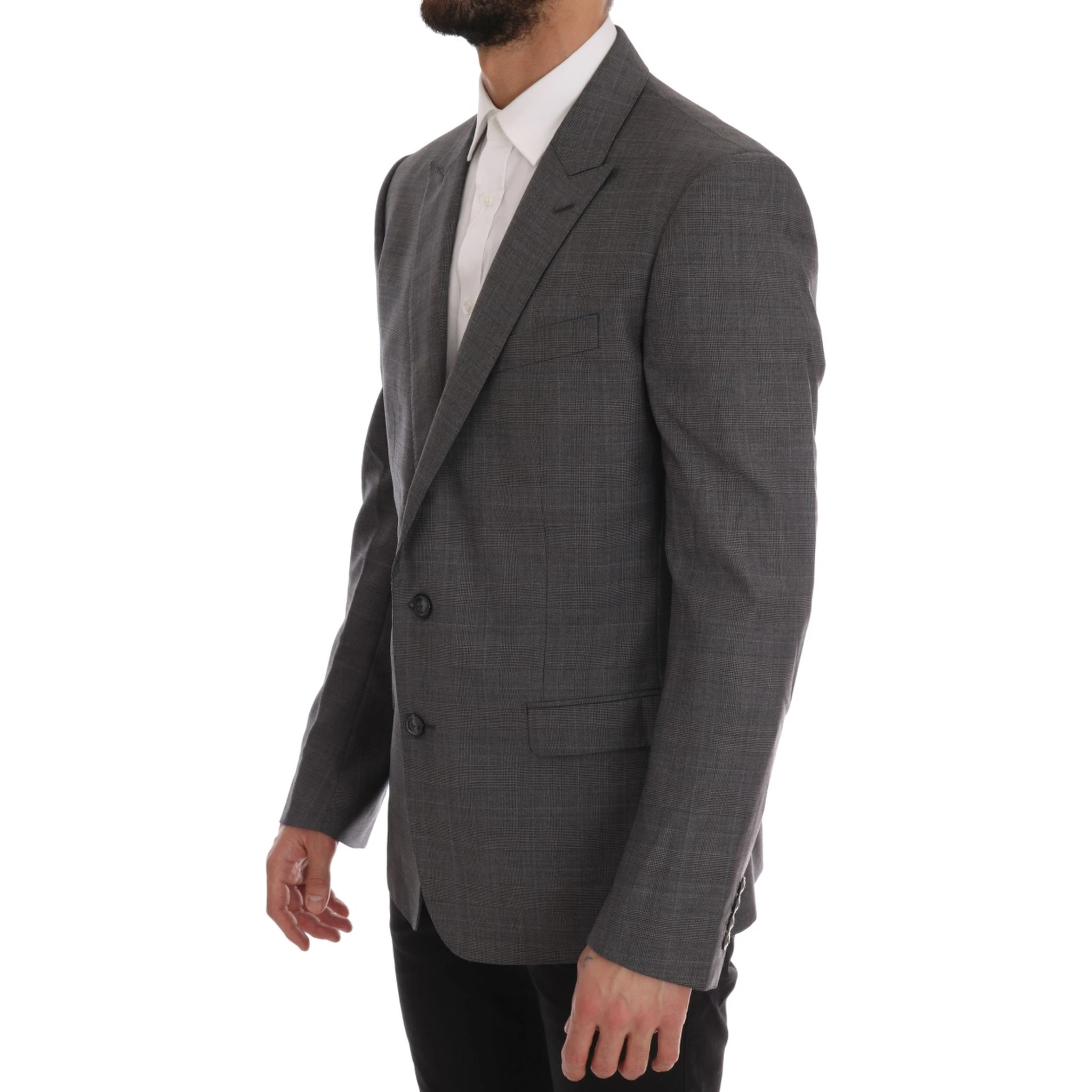Gray Wool MARTINI Slim Blazer