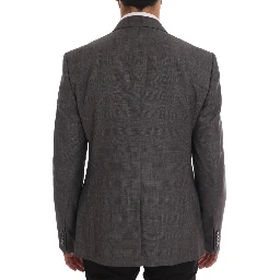 Gray Wool MARTINI Slim Blazer