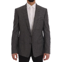 Gray Wool MARTINI Slim Blazer