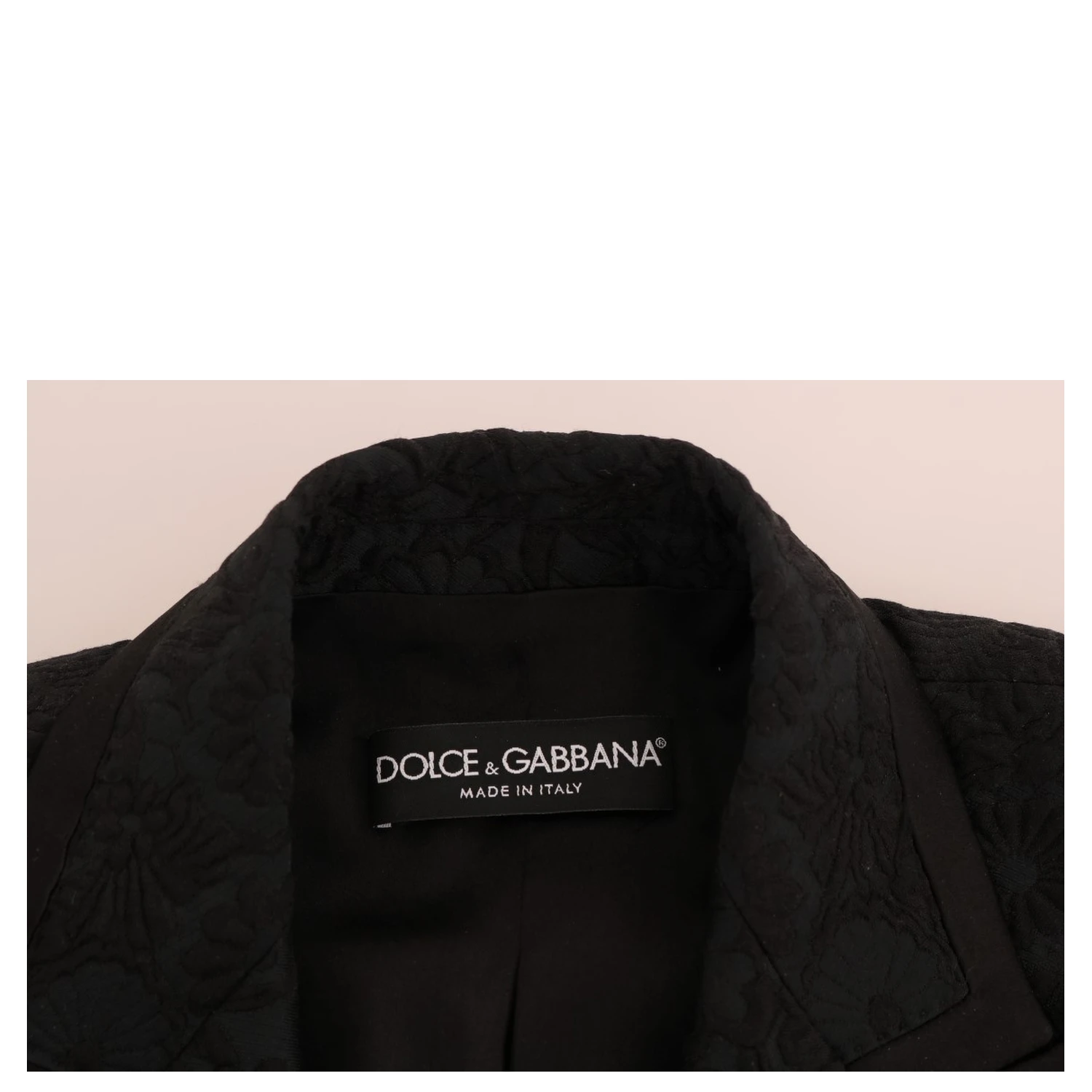 Black Brocade Blazer Jacket