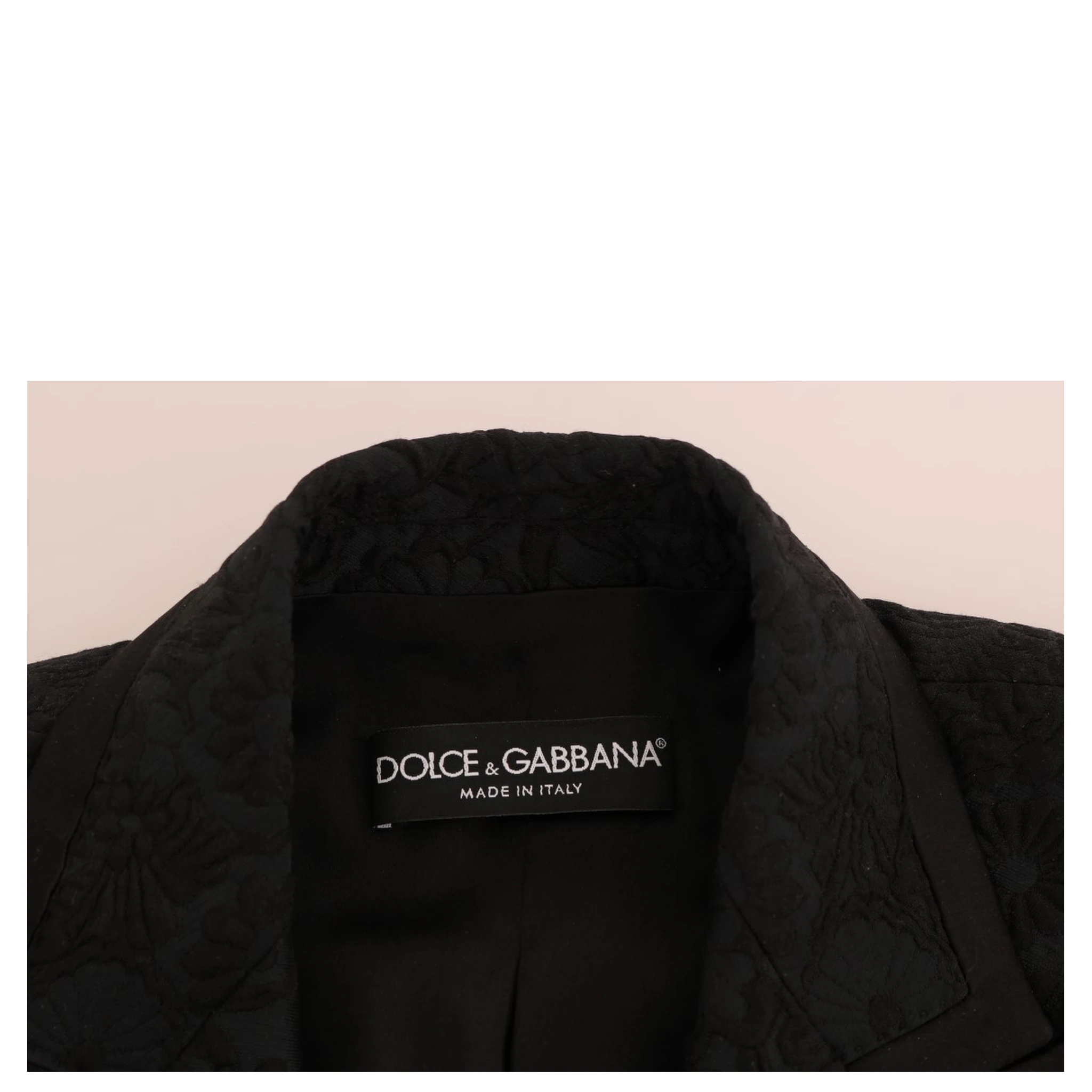 Black Brocade Blazer Jacket