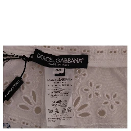 Mulicolor Majolica Cutout Capri Pants