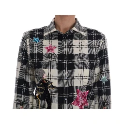 Black White Fairy Tale Crystal Shirt