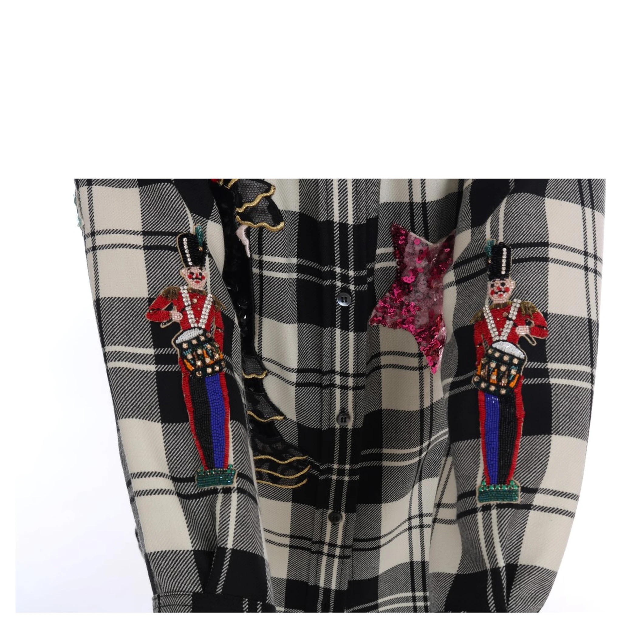 Black White Fairy Tale Crystal Shirt