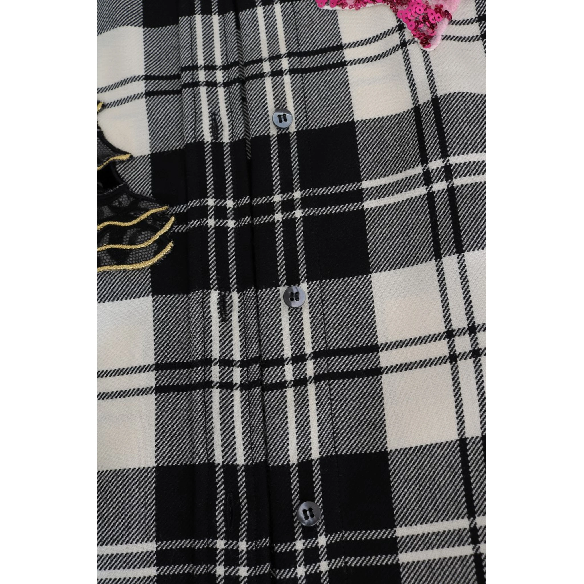 Black White Fairy Tale Crystal Shirt