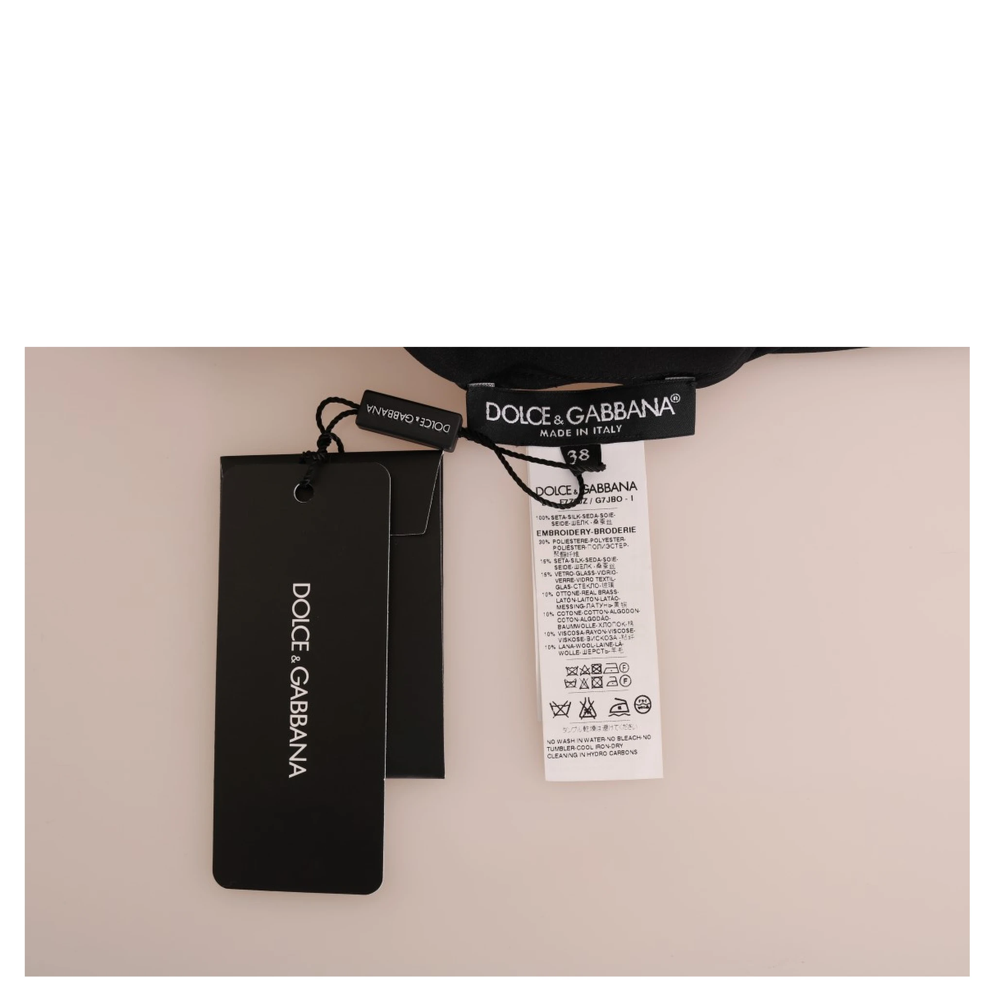 Black Silk Fairy Tale Top Crystal Blouse