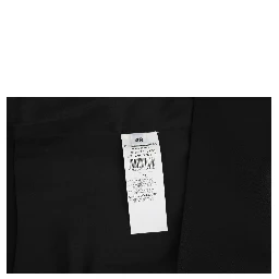 Black Wool Silk Vest