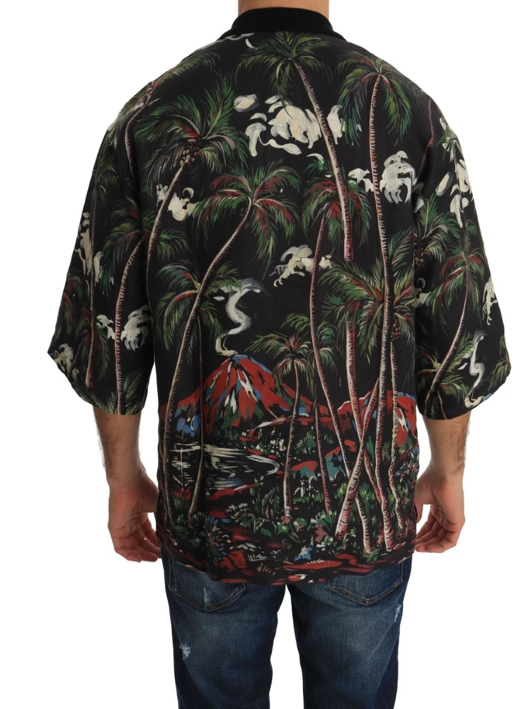 Black Volcano Sicily Short Sleeve T-Shirt alternative