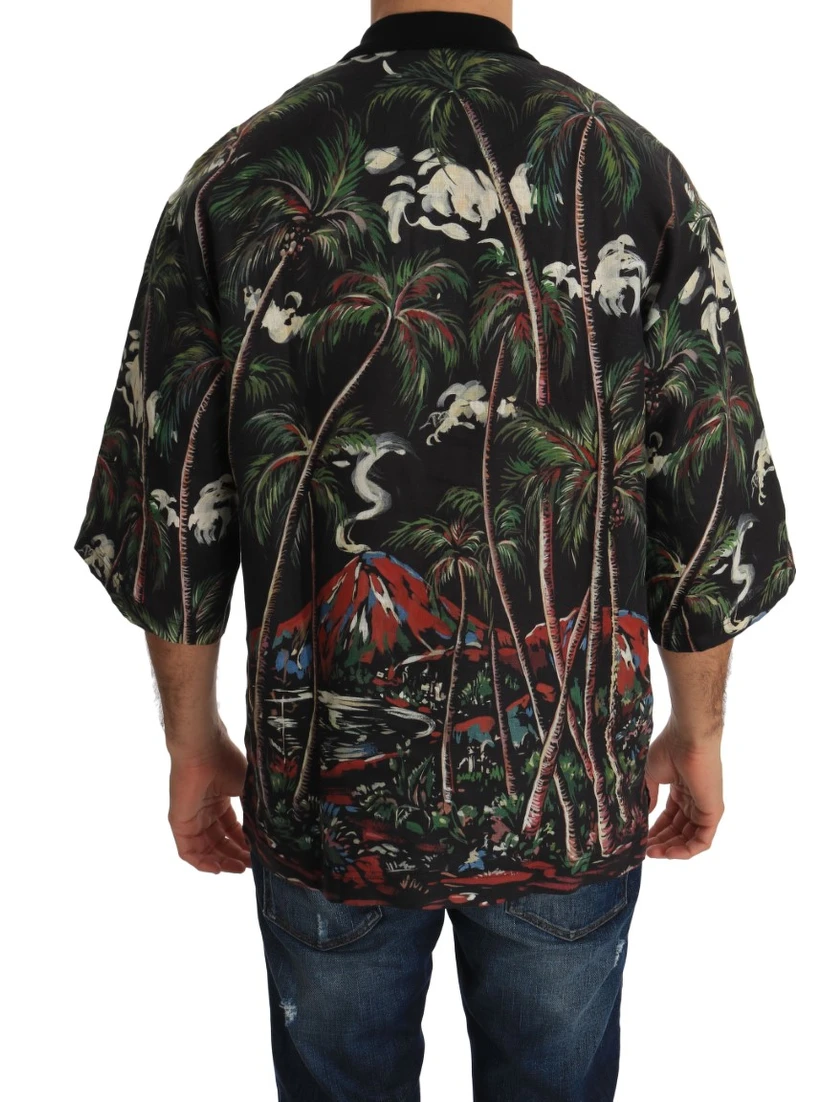 Black Volcano Sicily Short Sleeve T-Shirt