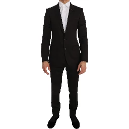 Brown Wool Crystal Bee Slim Fit MARTINI