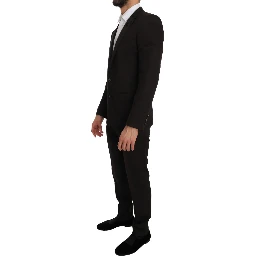 Brown Wool Crystal Bee Slim Fit MARTINI