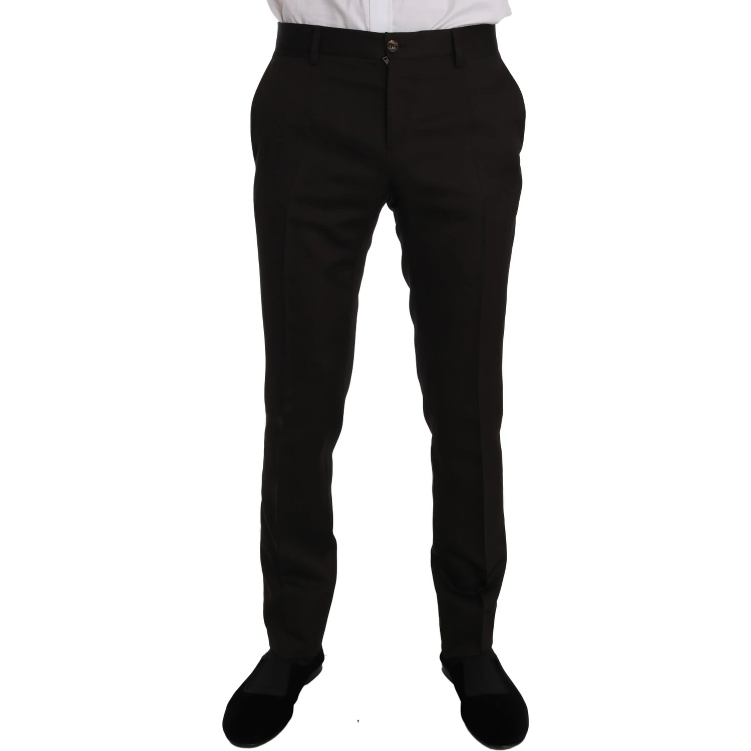 Brown Wool Crystal Bee Slim Fit MARTINI