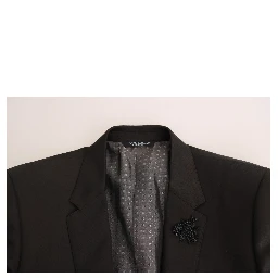 Brown Wool Crystal Bee Slim Fit MARTINI