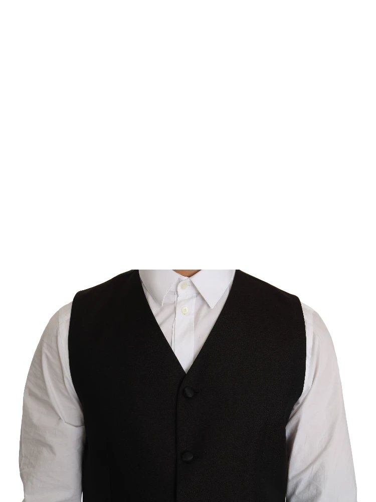 Black Silk Dress Waistcoat alternative