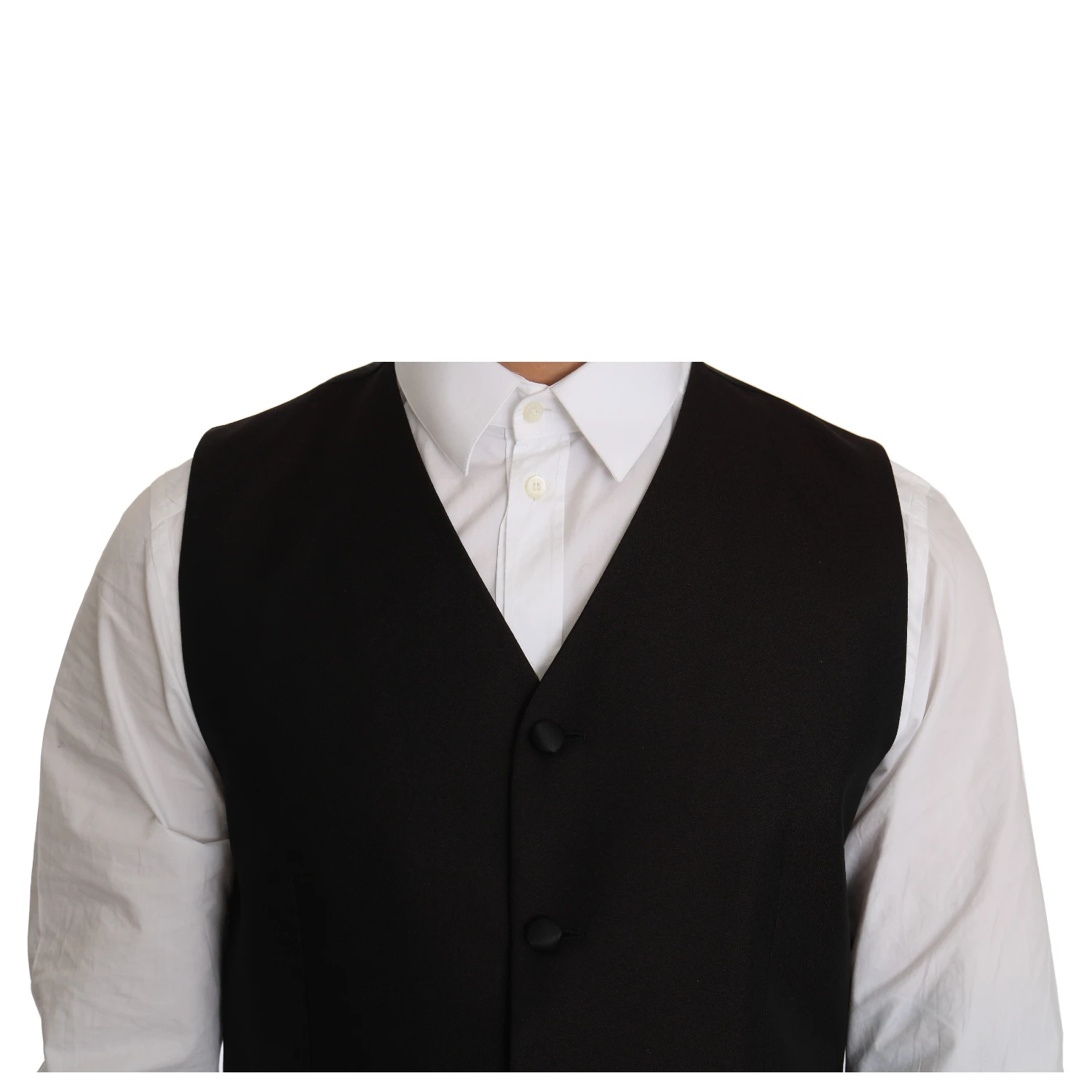Black Silk Dress Waistcoat