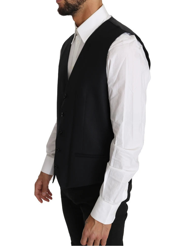 Gray Wool Silk Waistcoat Vest alternative