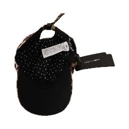 Brown Leopard Sequin Sicily Applique Baseball Hat