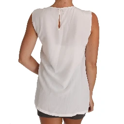 White Silk I LOVE ITALY Cami T-shirt