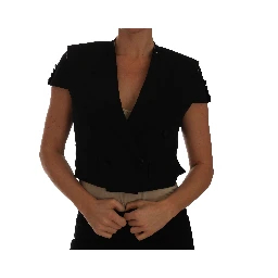 Black Short Croped Blazer Jacket