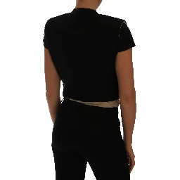 Black Short Croped Blazer Jacket