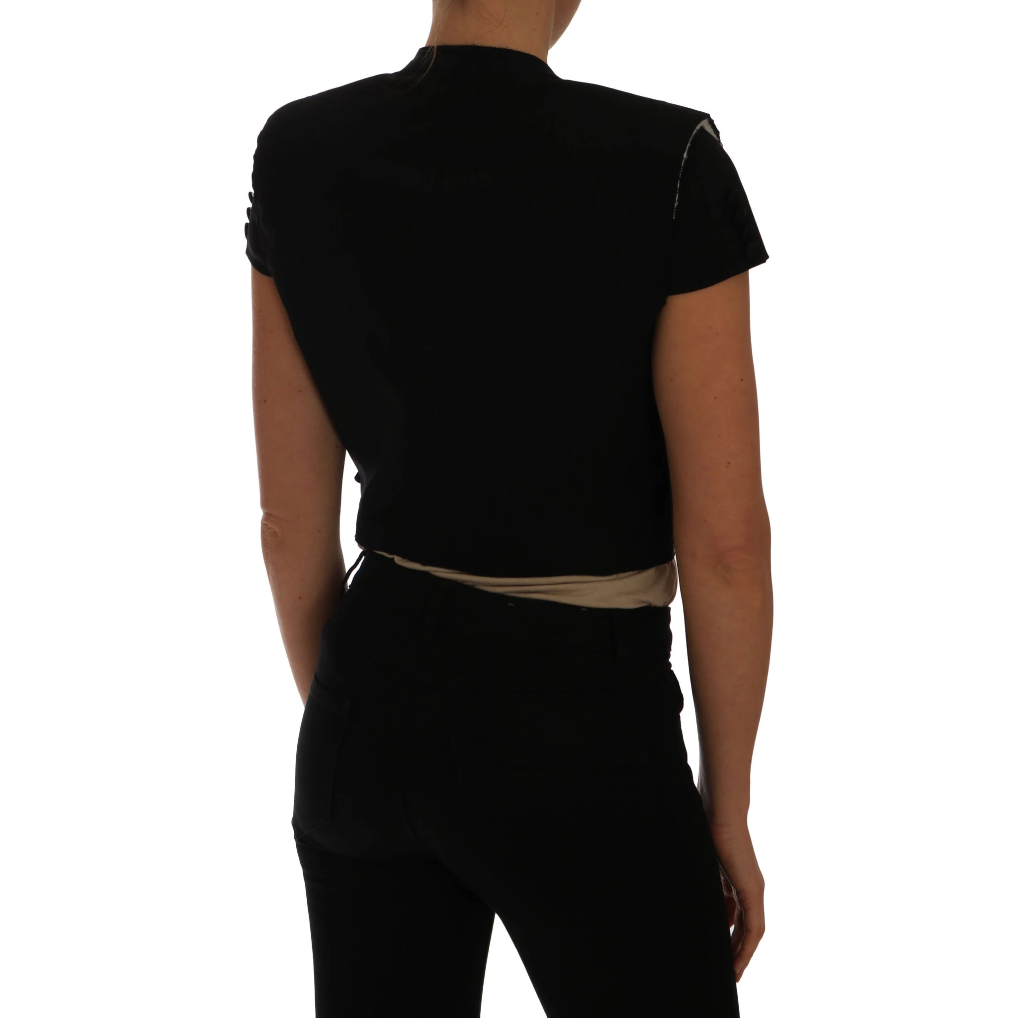 Black Short Croped Blazer Jacket